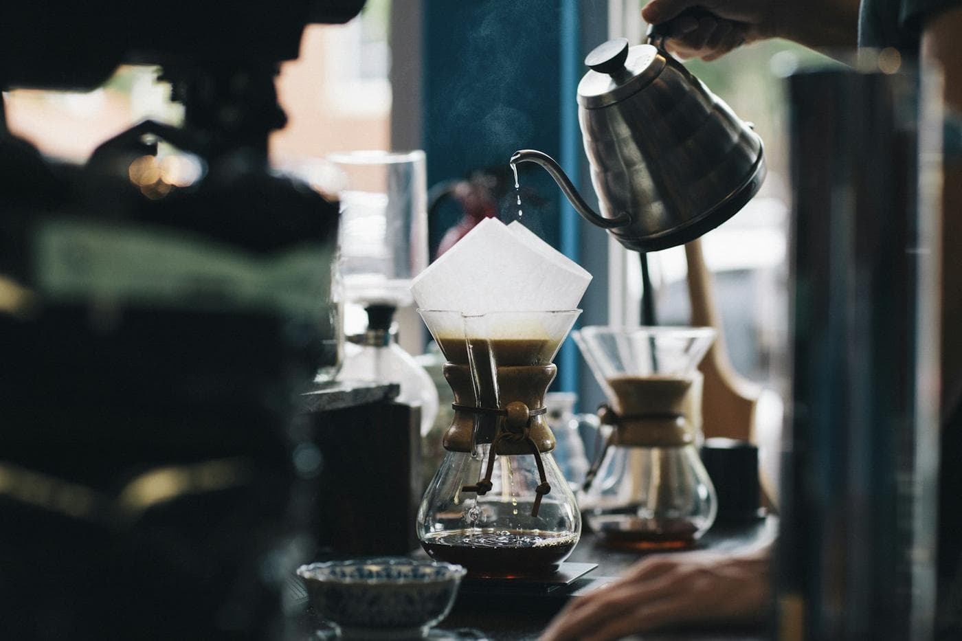 Handwerkliche Kaffeezubereitung